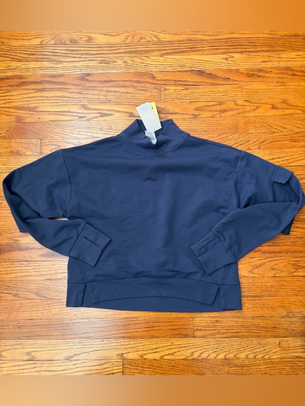 all in motion Navy Mockneck Pullover Sweater